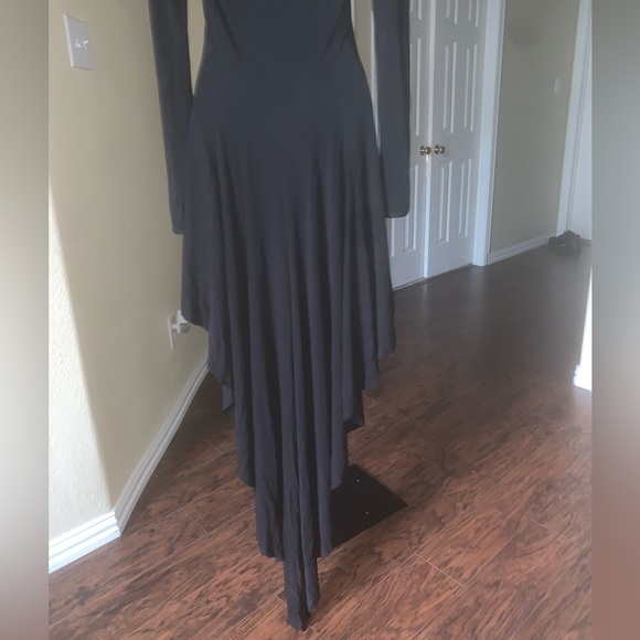 Antonio Berardi Black High Low Dress Size 38 Black - Picture 9 of 16